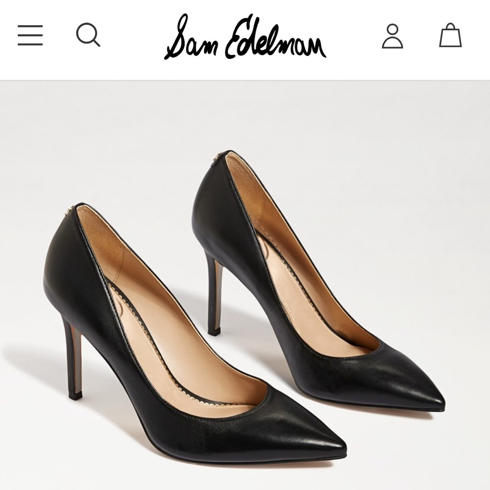 Sam Edelman Black Hazel Pump